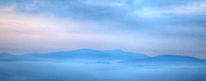 Morning Fog in Shenandoah Mountains, Virginia
