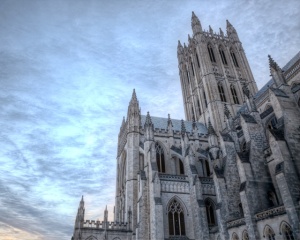 national cathedral, dc, religious art, sunrise, hdr, landscape, angela b. pan, abpan