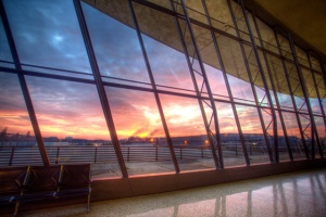 dulles, airport, washington dc, sunrise, landscape, chantilly, va, international, windows, angela b. pan, abpan, hdr, photo, photography