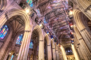 National cathedral, washington dc, lights, sun, netting, earthquake, angela b. pan, abpan, hdr, travel, photography, photo