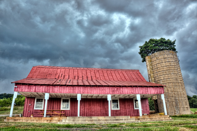 red, barn, storm, clouds, abpan, angela b. pan, hdr, landscape, virginia, delaplane, rain, thunder, photo, photography