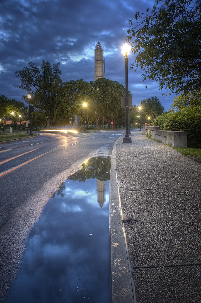 washington monument, reflection, washington dc, rain