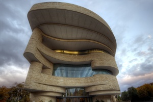 smithsonian, museum, american indian, architecture, sunrise, clouds, washington dc, america, usa, travel