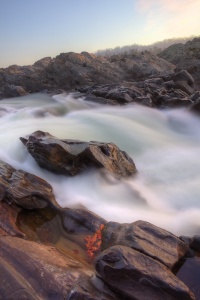 great falls, state park, virginia, va, water, rocks, sunrise, travel, landscape, waterscape