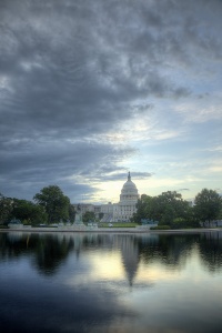 capitol, storm, clouds, reflecting pool, reflection, storm, us capitol, washington dc, congress, government