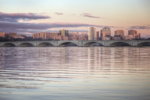 wind, arlington, virginia, va, dc, washington dc, Ohio dr, weather, sunrise, skyline, buildings, bridge