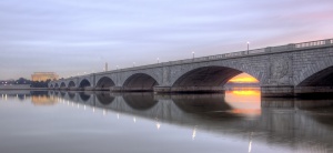 arlington, memorial bridge, gw parkway, virginia, arlington, potomac, river, lincoln memorial, washington dc, sunrise, trail