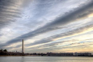 washington monument, washington dc, ilovedc, igdc, clouds, sunrise, weather, tidal basin, travel, visit, run, walk