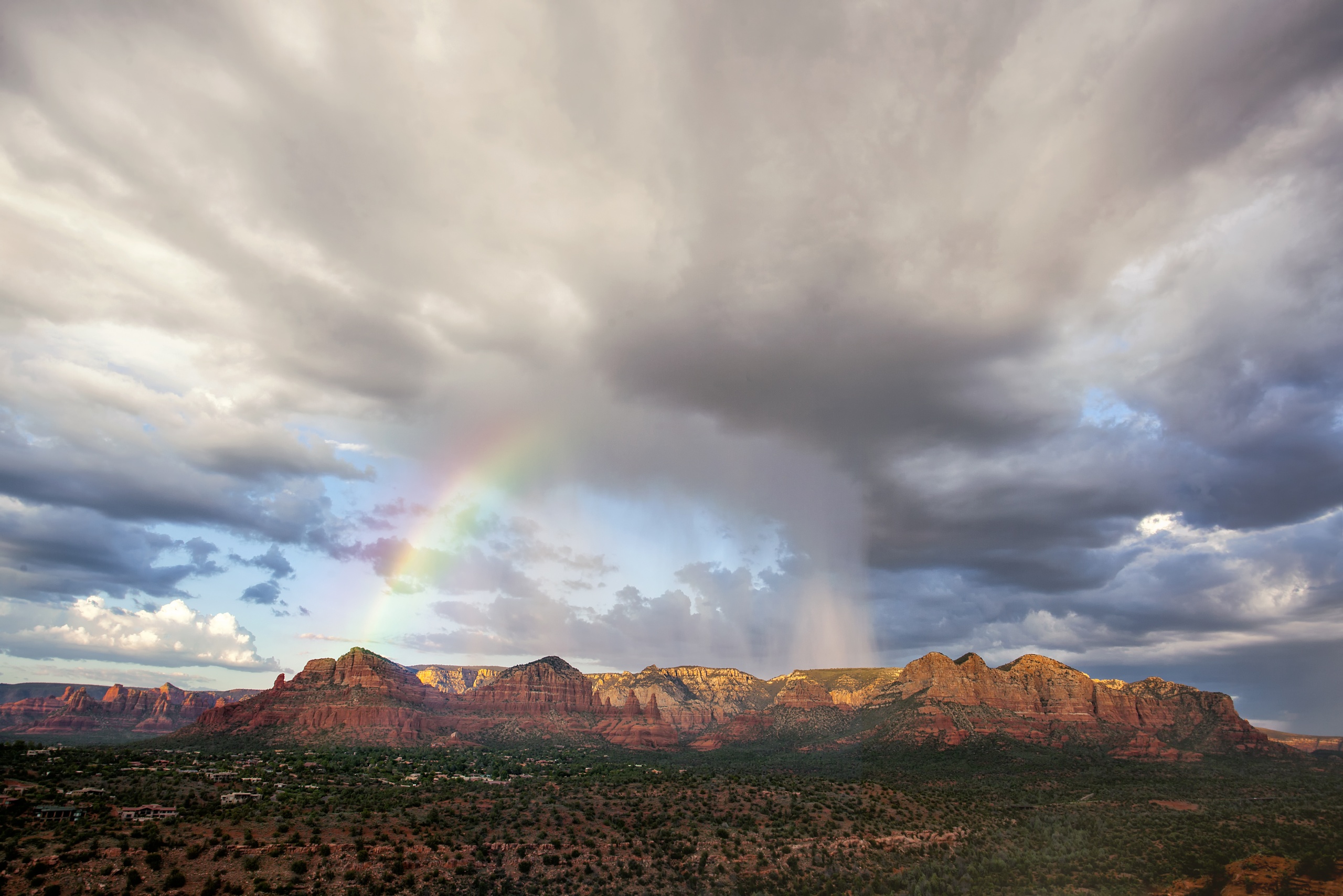 Rainbows and Rain in Sedona, AZ