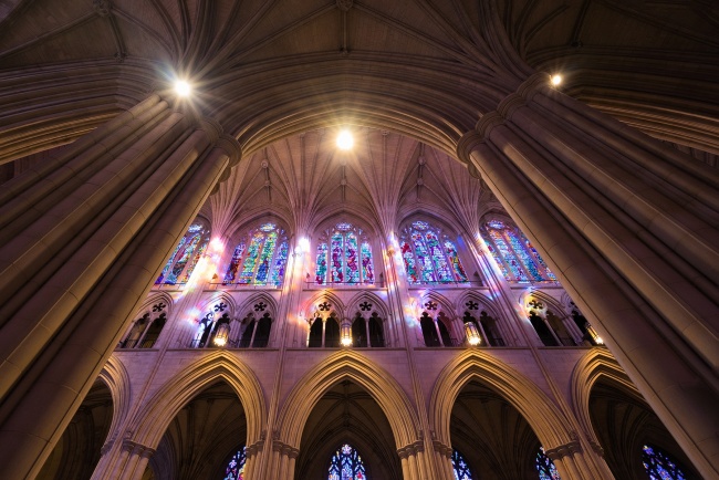 national cathedral, washington dc, architecture, stained glass windows, neo-gothic, cathedral church, saint peter, saint paul, episcopal church