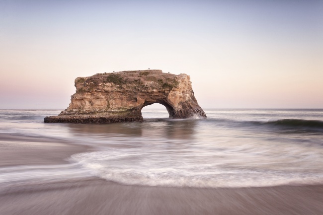 Natural Bridges State Beach, CA, california, northern california, beach, state park, santa cruz, sunrise, sb, state park, waves, water, arch, bridge
