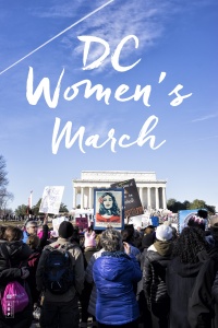 DC Women's March 2018, washington dc, lincoln memorial, president trump, inauguration, protest, demonstration, nasty women, women's march, human rights, voting, government, democracy, rights, power, signs, marchers