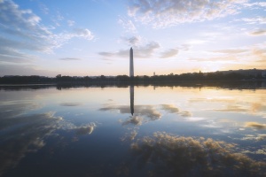Washington DC, Tidal Basin, washington monument, sunrise, reflection, clouds, weather, sony a7ii, sony cameras, sony alpha, sony a7iii, borrowlenses, camera repair