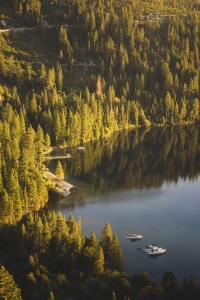 Emerald Bay, Lake tahoe, south tahoe, travel, visit, early morning, sunrise, pinterest, pine trees, sailboats, california, skiing, summer, weather, visit, lake