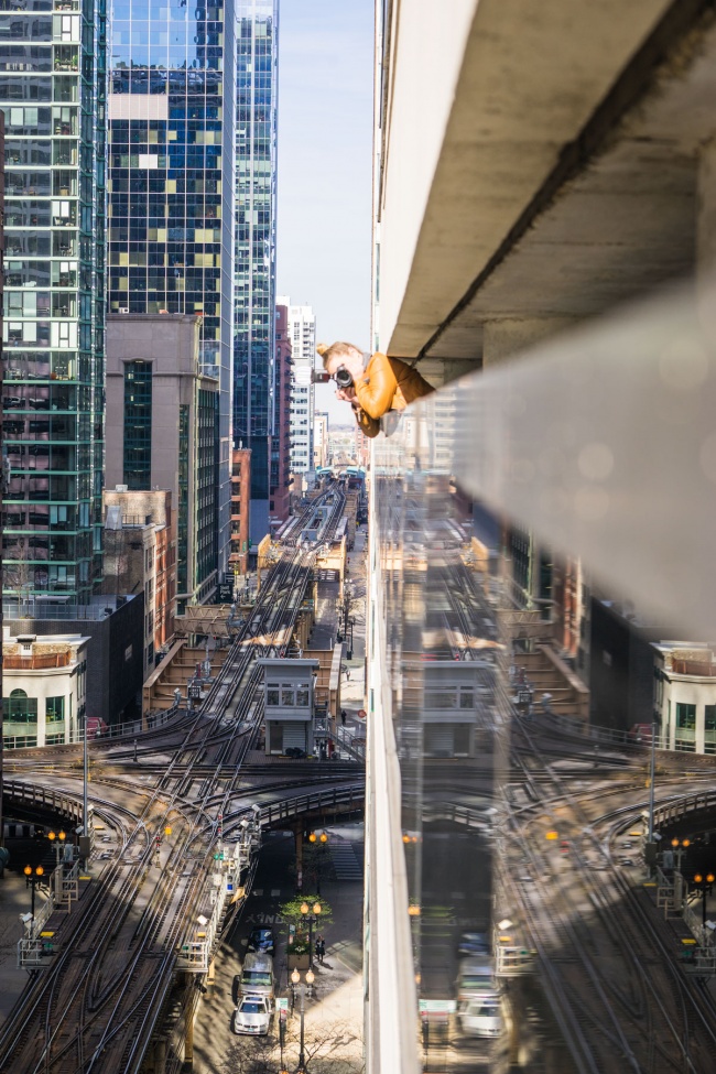 The Honeycomb Parking Garage Building in Downtown Chicago. Stock Photo -  Image of chicago, juxtaposition: 94618334