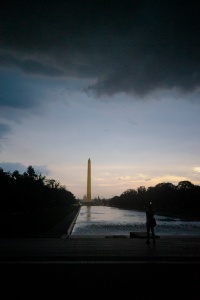 national mall, washington dc, washington monument, storm, lightning, dark clouds, reflecting pool