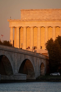 lincoln memorial, long exposure, night photography, arlington memorial bridge, lincoln memorial, washington dc, sunset,